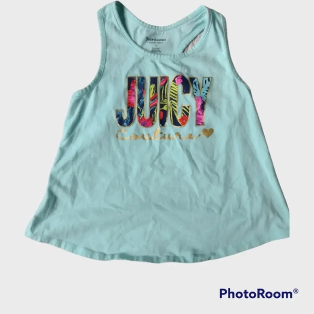 JUICY COUTURE spell out‎ girls tank top size 12